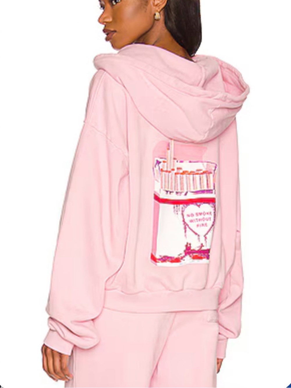 Boys Lie pink hoodie